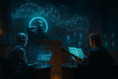 AI musica sentenza Anthropic