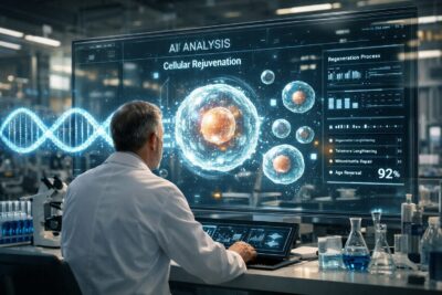 algoritmo dell’immortalità intelligenza artificiale che analizza cellule umane